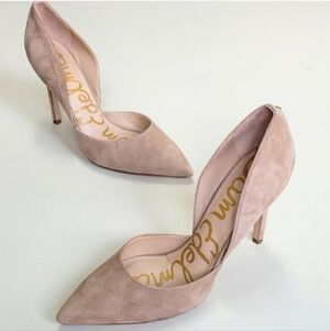 SAM EDELMAN HARLIE Suede D Orsay Heels Size 7.5